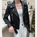 Cyber Monday Sales 100% Real Sheepskin Genuine Women Coats Natural Sheepskin Genuine Leather Short Jacket Soft And High Quality