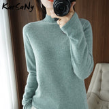 Christmas Gift Women's Turtleneck Sweater Winter Clothes Women Warm Fluffy Women's Jumper Sweaters For Women Turtleneck Woman Sweater Knit Top