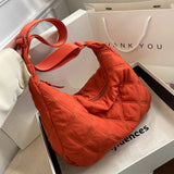 Back to college 2023 AVEURI Women Soft Nylon Side Bags In Trend Brand Quilted Luxury Big Handbags Lady Shoulder Bucket Crossbody Bags Designer Brand