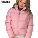 Christmas Gift 8 Colors Bubble Jacket Women Winter Puffer Coat Stand Collar Mint Green Thicken Parka Winterjas Dames