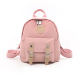 Kukombo Backpack Women Small Teenage School Bag Fashion New High Quality Zipper Female Backpacks Double Belt Mini Shoulder Bags Travel