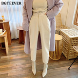 Christmas Gift BGTEEVER Women Harem Jeans Pants Fashion High Waist Loose White Denim Jeans Female Buttons Trousers Spring 2021 Streetwear