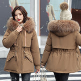 Christmas Gift Cotton padded clothes Korean loose cotton padded jacket 2021 new Parker coat women's winter short thickened zipper tooling coat