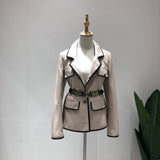Cyber Monday Sales Woman Coats 100% Natural Sheepskin Leather 2022 Fashion Sheepskin Leather Windbreaker Female Jackets Best Sellers
