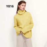 Christmas Gift Autumn Winter Women Knitted Turtleneck Wool Sweaters 2021 Casual Basic Pullover Jumper Batwing Long Sleeve Loose Tops