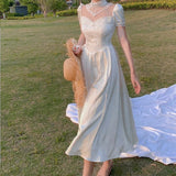 Kukombo  Summer White Victorian Dress Women Hollow Out Designer Elegant Long Fairy Dress Female Evening Wedding Beach Vintage Dress 2022