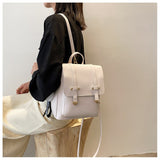 Kukombo Fashion Women Backpack Female High Quality Leather Small Book School Bags for Teenage Girls Sac A Dos Travel Rucksack Mochilas