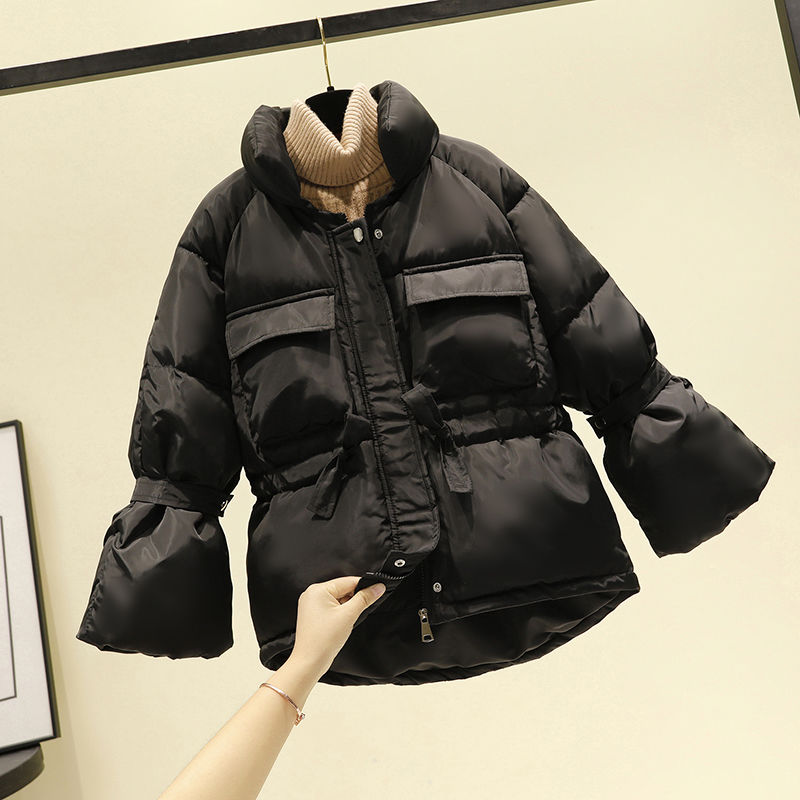Christmas Gift Women Parka Jacket 2021 New Winter Down Cotton Jacket Thick Warm Overcoat Parkas Casual Female Cotton Padded Jacket Outwear P983