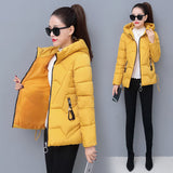 Christmas Gift 2021 Winter Jacket Women Coats Hooded Jackets Parkas Thick Warm Cotton Padded Female Loose Short Coat Outwear Plus size 4XL P820
