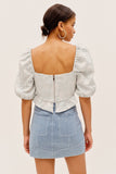 Kukombo Summer Women Tank Top New Fashion Slim Chic Women Camis With Embroidery Back Zipper Casual Chic Youth Fashion Women's Tops