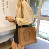 Kukombo Bags Shopper Tote Women Shoulder Bag Ladies Large Capacity Pocket Pu Leather Fashion Women's Composite Bags Travel Handbags