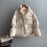 Christmas Gift Winter Spring Warm Vest 2021 Korean Loose Coat Thickening Before Short and Long Waist Cotton Waistcoat Women Puffer Jacket