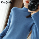 Christmas Gift Women's Turtleneck Sweater Winter Clothes Women Warm Fluffy Women's Jumper Sweaters For Women Turtleneck Woman Sweater Knit Top
