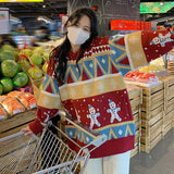 Christmas Gift Fall 2021 Women Clothing Women Sweater Pullover Female Knitting Sweaters Skinny Tops Loose Elegant Knitted Outerwear Thick Slim