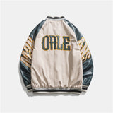 Embroidery Varsity  Baseball Jacket Women's Bomber Coat Men's Couple Boyfriend Style Hiphop Street Unisex Race Spring Autumn