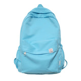Kukombo New Waterproof Nylon Women Backpack Female Travel Bag Backpacks Schoolbag for Teenage Girls Solid Color Bookbag Mochila Bookbag