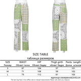 Kukombo Patchwork Straight Women's jeans Baggy Vintage High Waist Boyfriends Mom Denim Distressed Streetwear 2023 Female