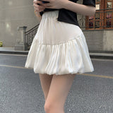 Christmas Gift 2PCS Women Summer 2021 Blazer Coat + Short Skirts Sets Elegant Short Sleeve OL Suits Korean Ladies Clothing Set Female 9397#