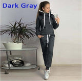 Tracksuit Women 2021 Two Piece Set Women Pullover Hoodies and Jogger Pants Casual Tracksuit Female Sweatshirts Outfits Suits