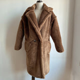 Christmas Gift 2021 Winter Thicken Warm Faux Fur Teddy Coat Women Fashion Basic Lambswool Oversized Jacket Coats Street Fluffy Long Overcoat