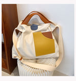 Kukombo Large Capacity Canvas Women's Bag Female Big Crossbody Shoulder Bags Shopper 2022 Fashion Casual Travel Handbags Women Tote