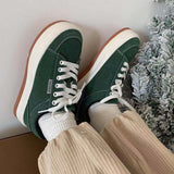 Kukombo Sneakers Women Platform Sport Shoes Korean Spring Autumn Tennis Flat Running Basket Casual Lolita Trainers Kawaii Canvas