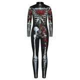 Halloween Kukombo New Halloween Scary Cosplay Costumes For Kids Skeleton Bodysuit Devil Vampire Carnival Party Clothing Skull Dress Jumpsuit