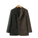 Kukombo Autumn Winter High Quality Women Patchwork Chains Blazer Female Luxury Jacket Coat For Ladies Blusas