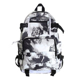Kukombo Harajuku Girl Male School Bag Female Graffiti Print Men Backpack Women Book Boy Bag Nylon Ladies Fashion Laptop Backpack Student