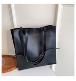 Kukombo Women's Shopper Bag Tote Female Bag Soft Pu Leather Solid Big Capacity Female's Handbag Evening Bolsas Designer Woman Handbags