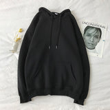 Christmas Gift Solid Colors Women Sweatshirts Casual Warm Plus Velet Woman Hoodies Harajuku Thicken Oversized Hoody Female Basic Tops 5XL