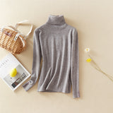 Christmas Gift Marwin New-Coming Winter Tops Solid Button Turn-down Collar Pullovers Female Thick Turtleneck Knitted High Street  Women Sweater