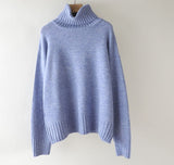 Christmas Gift autumn Winter casual cashmere oversize thick Sweater pullovers Women loose Turtleneck women's sweaters jumper