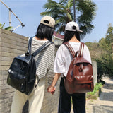 Kukombo Fashion College School Bag Backpacks for Women Striped Book Packbags for Teenage Girls Men Travel Shoulder Bags Rucksack