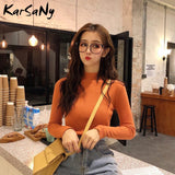 Christmas Gift Autumn Women Sweaters And Pullovers Turtleneck Slim Women's Jumper White Knitted Tops Winter Ladies Sweater Woman 2021 Korean