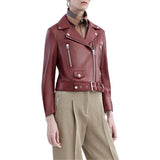 Cyber Monday Sales 100% Real Sheepskin Genuine Women Coats Natural Sheepskin Genuine Leather Short Jacket Soft And High Quality