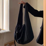 Kukombo Canvas Work Messenger Bag Ladies Large Capacity Shoulder Bag Women's Versatile Large Capacity Diagonal Cross Bag Холщовая Сумка