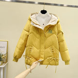 Christmas Gift 2021 Women Winter Warm Thick Hooded Cotton Down Jacket Newest Long Padded Parka For Women Oversize 3XL Winter Loose Cotton Coat