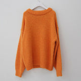 Kukombo Christmas Gift 10 colors Pink Women Sweater Pullover Female Knitting Overszie Long Sleeve Loose Knitted Outerwear Womens Winter Sweaters