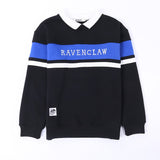 Kukombo School Style Stripe Uniform Harr Embroidery Cartoon Men Female  Sweatshirt Hoodies Woman Tracksuit Kpop Velvet