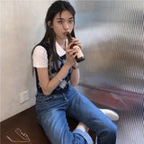 Christmas Gift Sweater Vests Women Argyle Crops Knitted Feminine Simple V-neck Streetwear Spring Student Preppy Style Chic Leisure Retro Soft