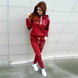 Two Piece Set Women Hoodies and Pants Female Tracksuit Hooded Sweatshirt Causal Autumn Spring Outfits Suit Clothes Size S-4XL