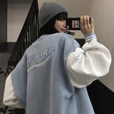 Christmas Gift 2022 Spring Coat American Baseball Bomber Jacket Loose Letter R Men Women Couples Tops Harajuku Plus Size Jackets Streetwear