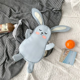 Kukombo 2022 Cute Cartoon Rabbit Bag Fashion Light Canvas Shoulder Bag Girl Student Messenger Bag Mini Bag Doll Bag Accessory Bag