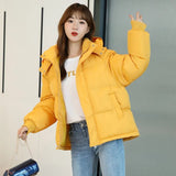 Christmas Gift 2021 New Women's Parkas Winter Jacket Coat Casual Thicken Warm Parka Loose Hooded Overcoat Cotton Padded Jackets Outwear