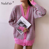Oversized Knitted Cardigan Sweater Women Winter Plus Size Casual Loose Long Sleeve Knitwear Green Ladies Long Cardigans-1104