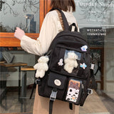 Graduation Gift Big Sale Japanese High School Girls Backpack School Bags For Teenage Girls Multi Pockets New Kawaii Backpack Women Harajuku Cute Mochila