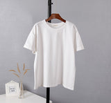 Christmas Gift Hirsionsan Summer Cotton Sets Women Casual Two Pieces Short Sleeve T Shirts and High Waist Short Pants Solid Outfits Tracksuit