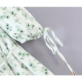 Kukombo Summer Sexy Mini Dress Women Ruffle Party Dresses Floral Vintage Dress Puff Sleeve Vestidos Korean Elegant Dress Streetwear 2022