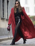 Kukombo Autumn Winter Women Fashion Chic Purple Teddy Coat Female Buttons Pockets Lapel Collar Warm Outerwear Girls Casual Streetwear